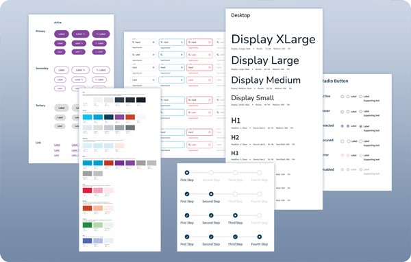 Horizon design system — scalable component library and tokens