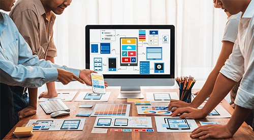 UX team collaborative design session